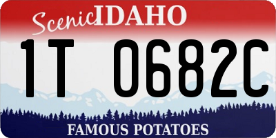 ID license plate 1T0682C