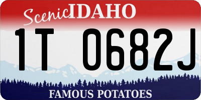 ID license plate 1T0682J