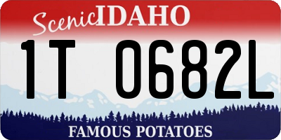 ID license plate 1T0682L