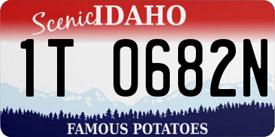 ID license plate 1T0682N