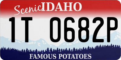 ID license plate 1T0682P