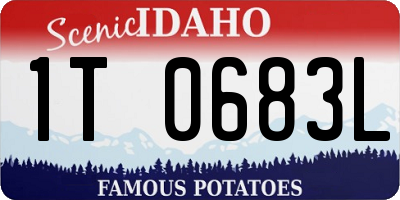 ID license plate 1T0683L