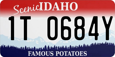 ID license plate 1T0684Y
