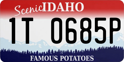 ID license plate 1T0685P