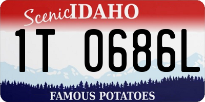 ID license plate 1T0686L