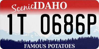 ID license plate 1T0686P