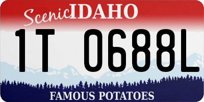 ID license plate 1T0688L