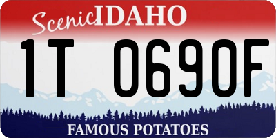 ID license plate 1T0690F