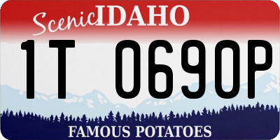 ID license plate 1T0690P