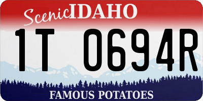 ID license plate 1T0694R