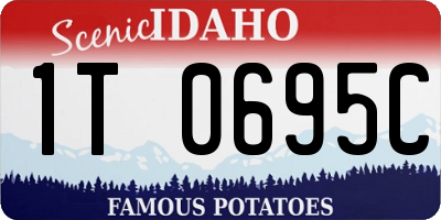 ID license plate 1T0695C