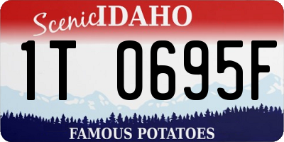 ID license plate 1T0695F