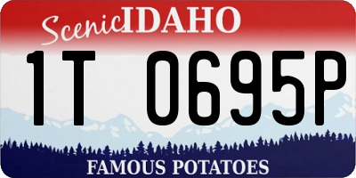 ID license plate 1T0695P