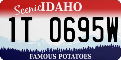 ID license plate 1T0695W