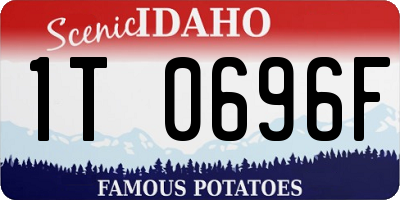 ID license plate 1T0696F