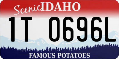 ID license plate 1T0696L