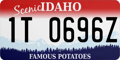 ID license plate 1T0696Z