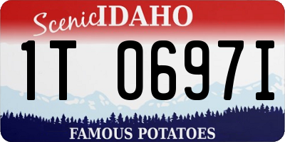 ID license plate 1T0697I