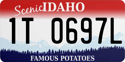 ID license plate 1T0697L