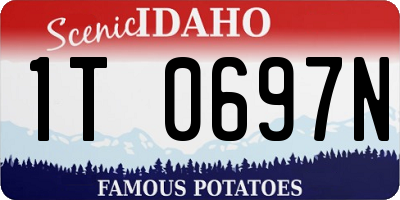 ID license plate 1T0697N