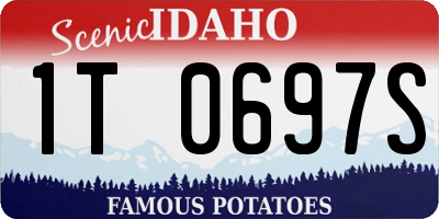 ID license plate 1T0697S