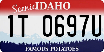 ID license plate 1T0697U