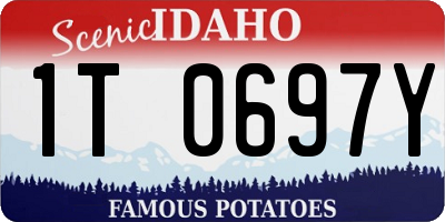ID license plate 1T0697Y