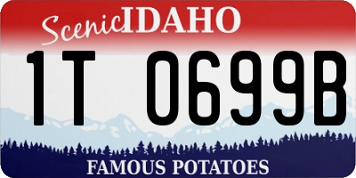 ID license plate 1T0699B