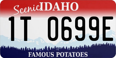 ID license plate 1T0699E