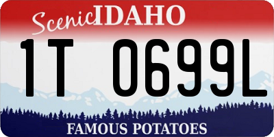 ID license plate 1T0699L