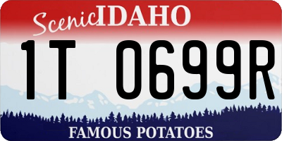 ID license plate 1T0699R