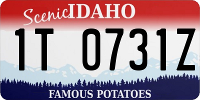ID license plate 1T0731Z