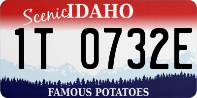 ID license plate 1T0732E