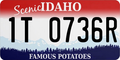 ID license plate 1T0736R