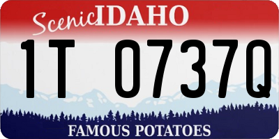ID license plate 1T0737Q