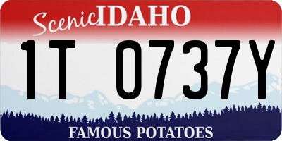 ID license plate 1T0737Y