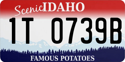 ID license plate 1T0739B