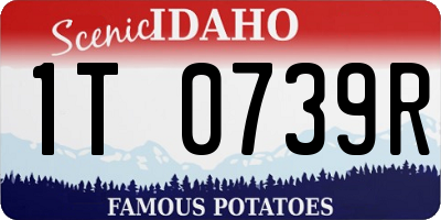 ID license plate 1T0739R