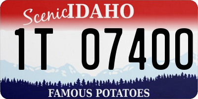 ID license plate 1T0740O