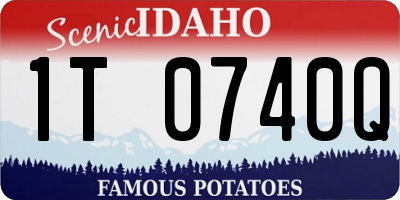 ID license plate 1T0740Q