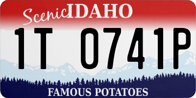 ID license plate 1T0741P