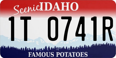 ID license plate 1T0741R