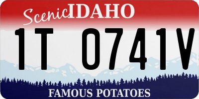 ID license plate 1T0741V