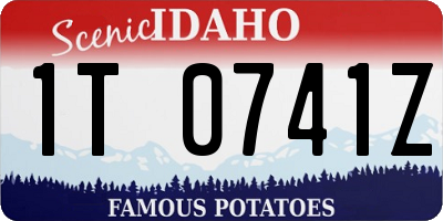 ID license plate 1T0741Z