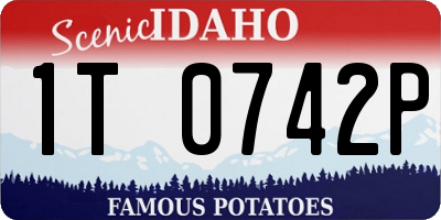 ID license plate 1T0742P