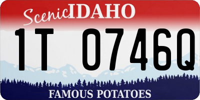 ID license plate 1T0746Q
