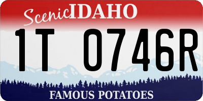 ID license plate 1T0746R