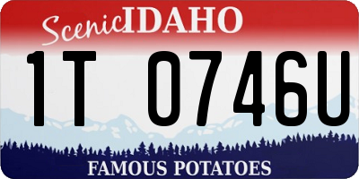 ID license plate 1T0746U