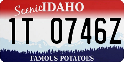 ID license plate 1T0746Z