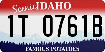 ID license plate 1T0761B